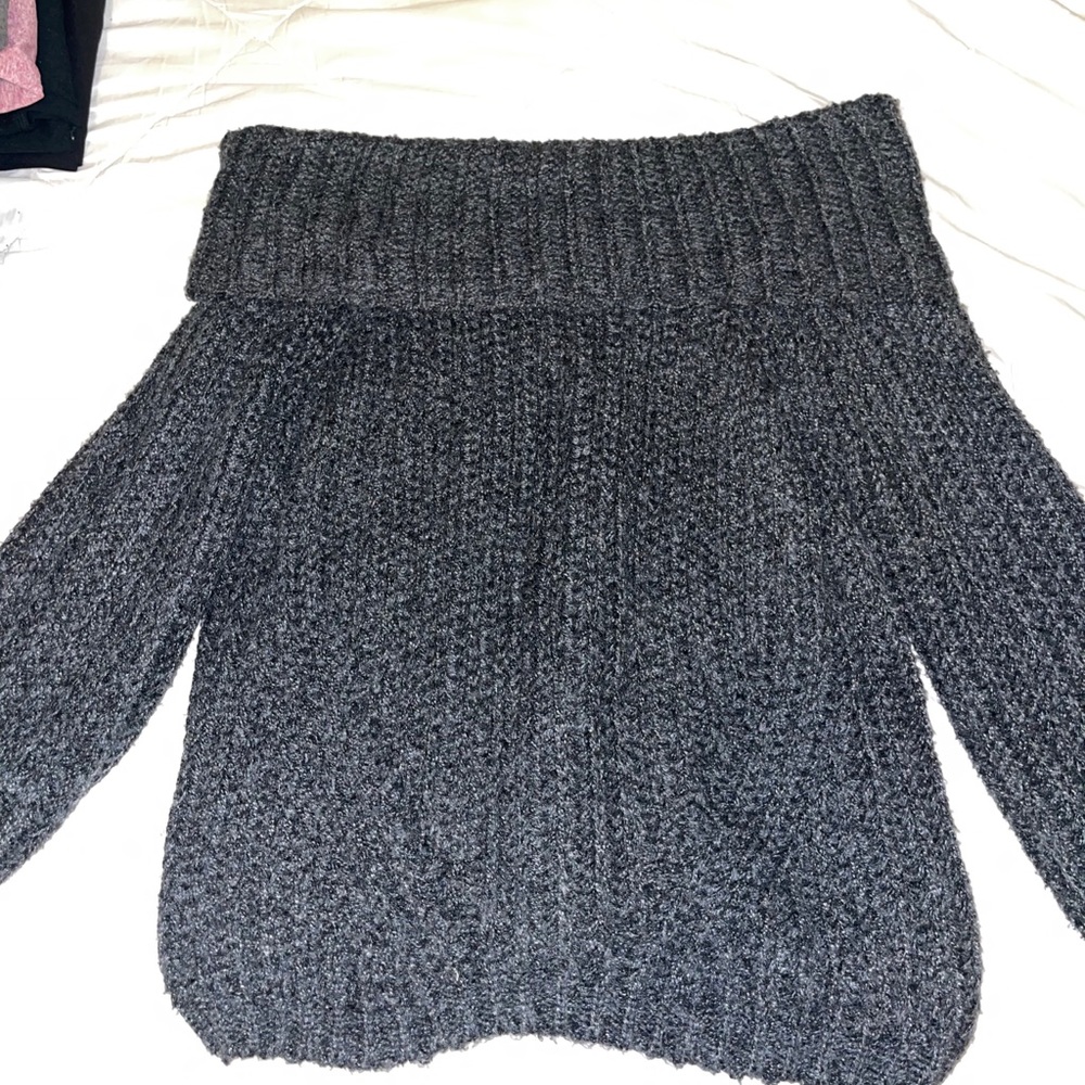 Off the shoulder sweater